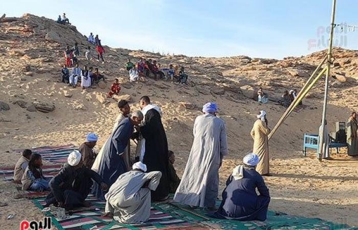 محافظات : "التحطيب" تراث أبناء القبائل خلال المناسبات المختلفة فى أسوان.. صور